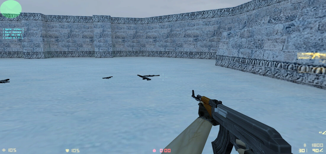 Counter-Strike 1.6 finali - son oyuncu hayatta, clutch anı 1v3 durumu